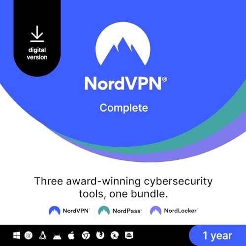 NordVPN Complete - 1-Year - VPN & Cybers...