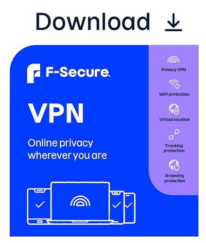 F-Secure VPN | 1 Year | 3 Devices | PC/M...