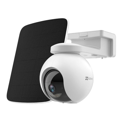 EZVIZ 2K Solar Security Camera Outdoor W...