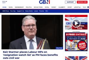 GB News is now the UK’s fourth biggest news brand, Reuters report reveals