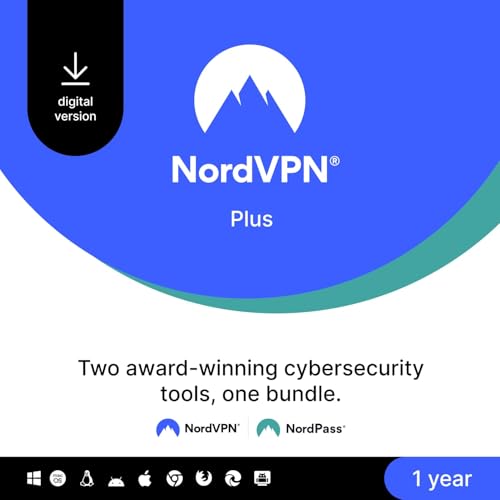 NordVPN Plus — 1-Year - VPN & Cybersec...