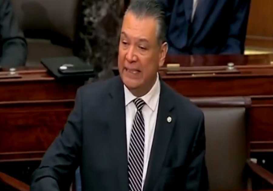 Democrat Senator Padilla Fake Cries as He Recounts Being Cuffed After Lunging at Kristi Noem in Cringey Senate Floor Speech (VIDEO)