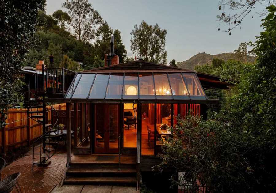 This $1.8M L.A. Midcentury Feels Like a Cabin-Greenhouse Mash-Up