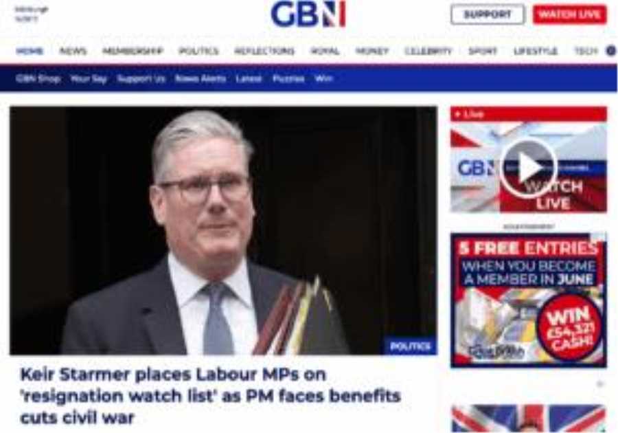 GB News is now the UK’s fourth biggest news brand, Reuters report reveals