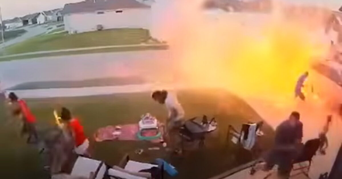 CLASSIC: Viral Video From 2022 Shows the Moment a Family’s Yard Turned Into a WAR ZONE Due to a Fireworks Mishap