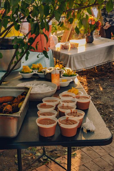 At its grand opening, last fall, La Morada served grilled corn, beans, and guacamole—dishes it also serves in its mutual aid kitchen.