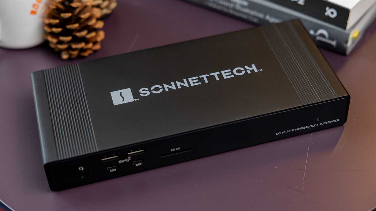 Sonnet Echo 20 Thunderbolt 4 SuperDock – Extra storage MacBook docking station