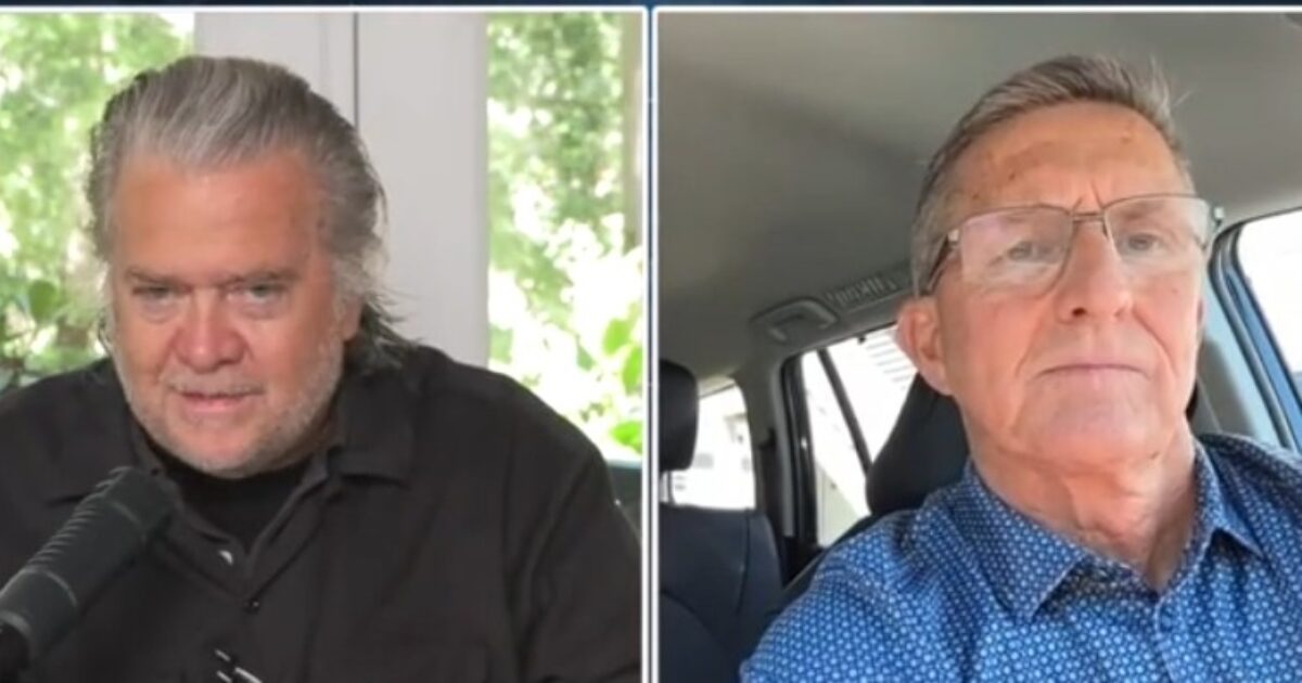 “This is the Biggest Crime in the History of the United States of America” – War Room’s Steve Bannon and General Flynn Discuss the Coup Against President Trump (VIDEO)