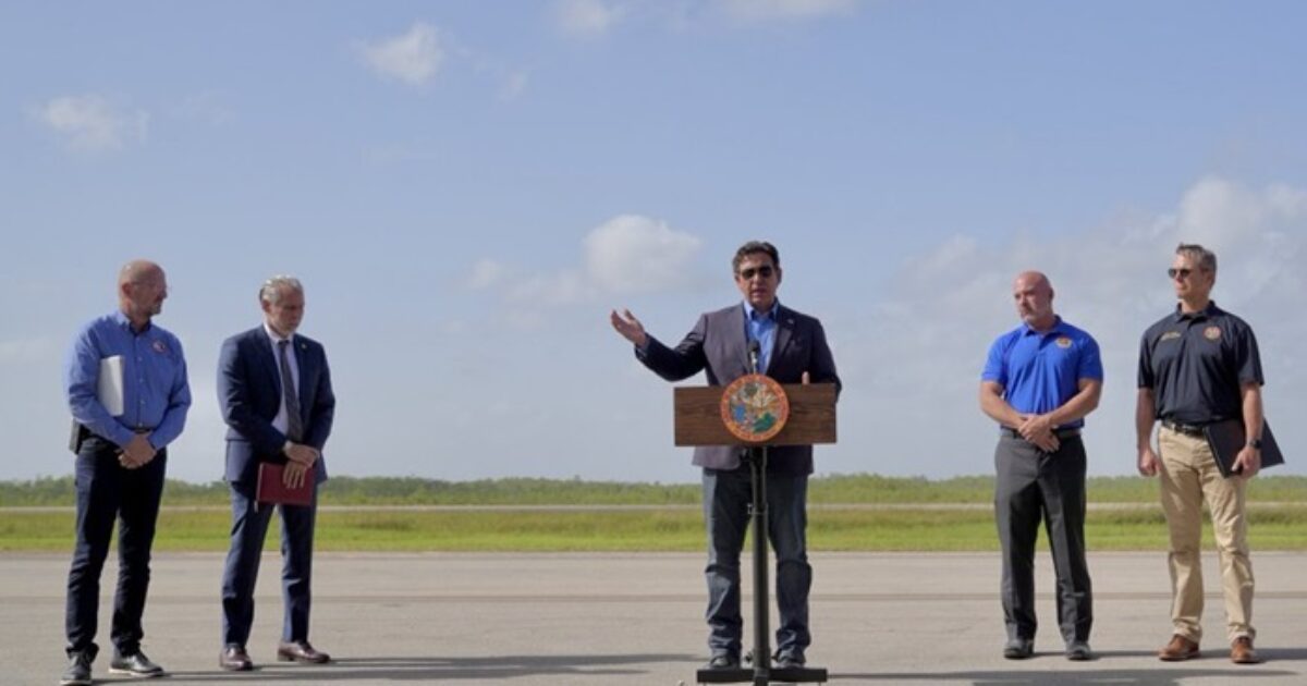 WATCH: DeSantis Says Hundreds of Illegal Aliens Have Already Been Deported from Alligator Alcatraz