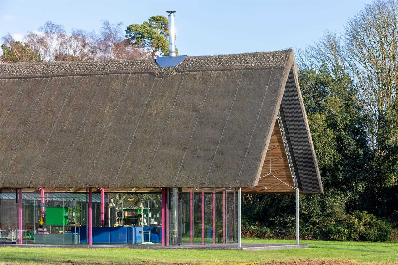 A U.K. Farmstead Tests the Limits of Country Living—Down to a Hot Pink Structure