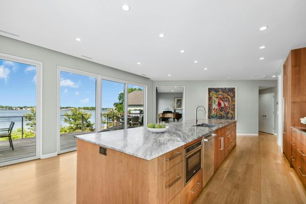 This $3M Home Is Perched on Stilts Overlooking the Long Island Sound