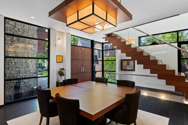 Mahogany Woodwork and a Bamboo Garden Take Center Stage in This $2.9M Home in the Detroit Suburbs