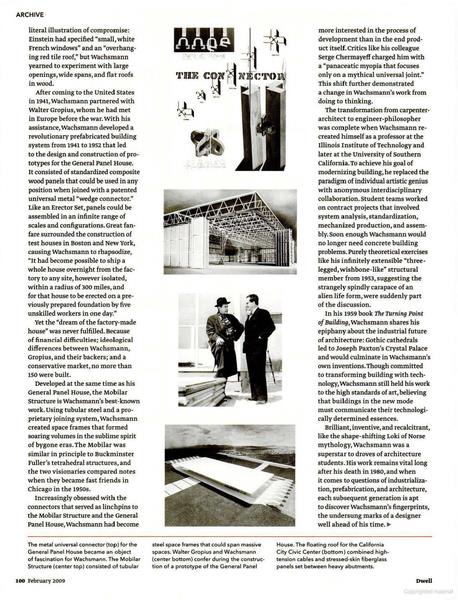 From the Archive: How Konrad Wachsmann Became a Prefab Pioneer