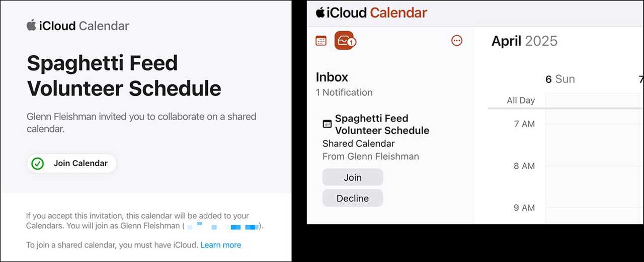 What to do when an iCloud calendar invitation won’t work