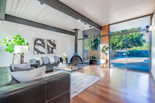 The home was built and designed by its original owner, a German expat deeply inspired by Frank Lloyd Wright.