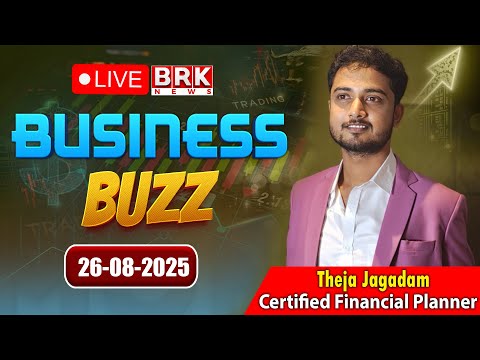LIVE🔴:Invest or Wait? Today’s Market Trends |Theja Jagadam | BRK Business Buzz