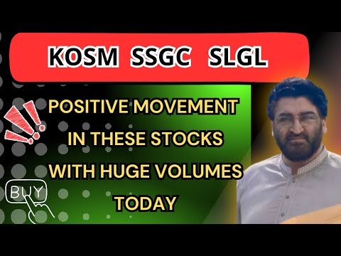 #Psx | SSGC KOSM SLGL UPWARD TREND NOTED!!