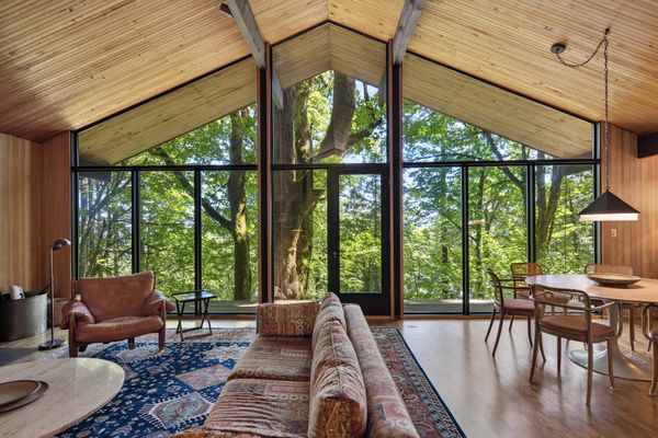 The architect and his family lived in the home for nearly six decades.