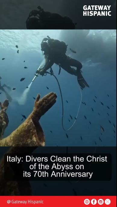 Italy Honors the 70th Anniversary of the Christ of the Abyss with Deep-Sea Restoration