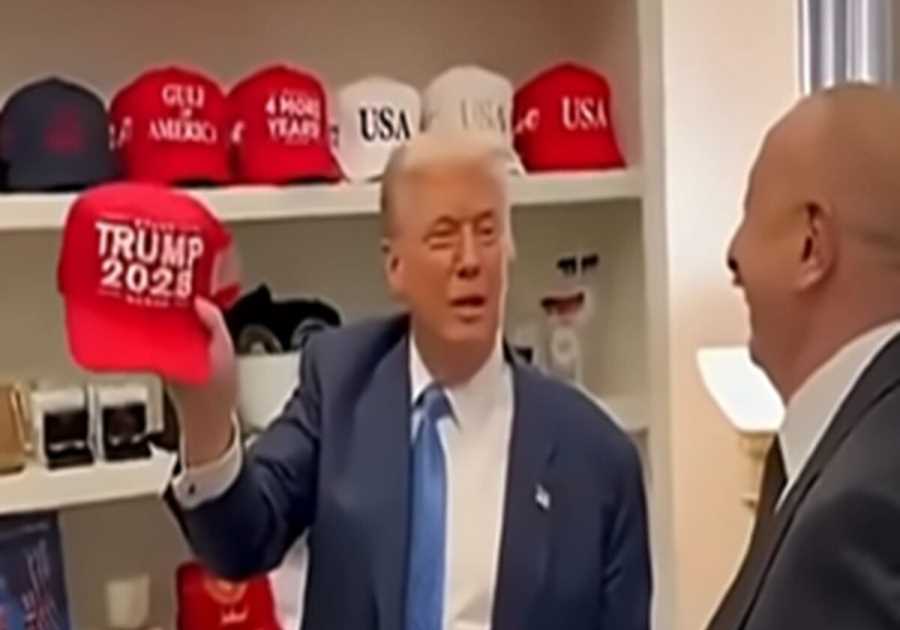 HILARIOUS: Trump Trolls the Left with ‘Trump 2028’ Hat During Meeting with Azerbaijan President – ‘Everyone Wants Me to Run Again!’ (VIDEO)