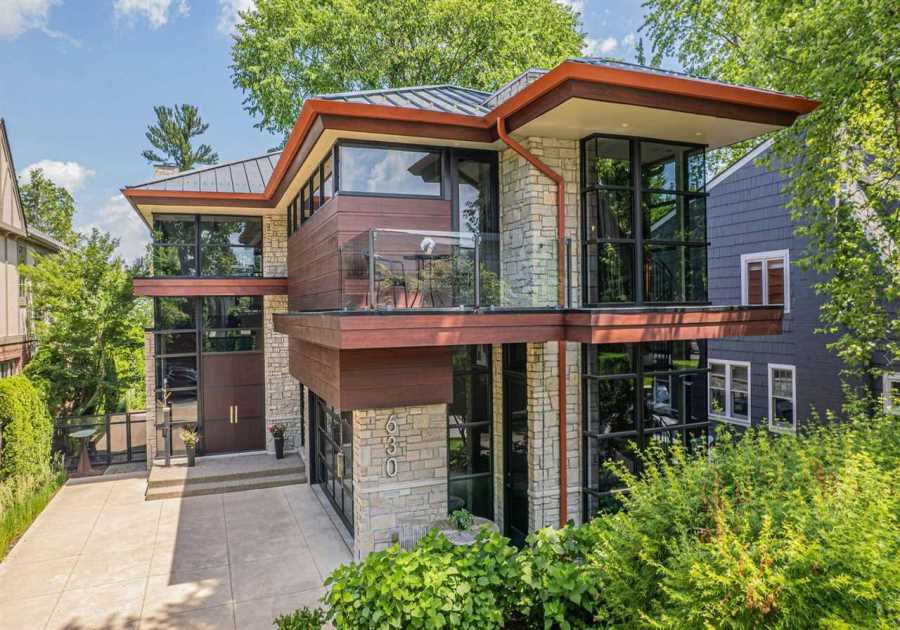 Mahogany Woodwork and a Bamboo Garden Take Center Stage in This $2.9M Home in the Detroit Suburbs