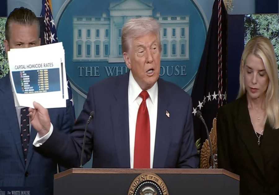 More Than 240 Arrested, 38 Firearms Siezed in Trump’s DC Crime Crackwown