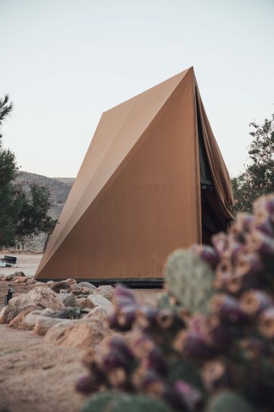 The Softshell is a new modular hospitality product created by Nokken and BIG.