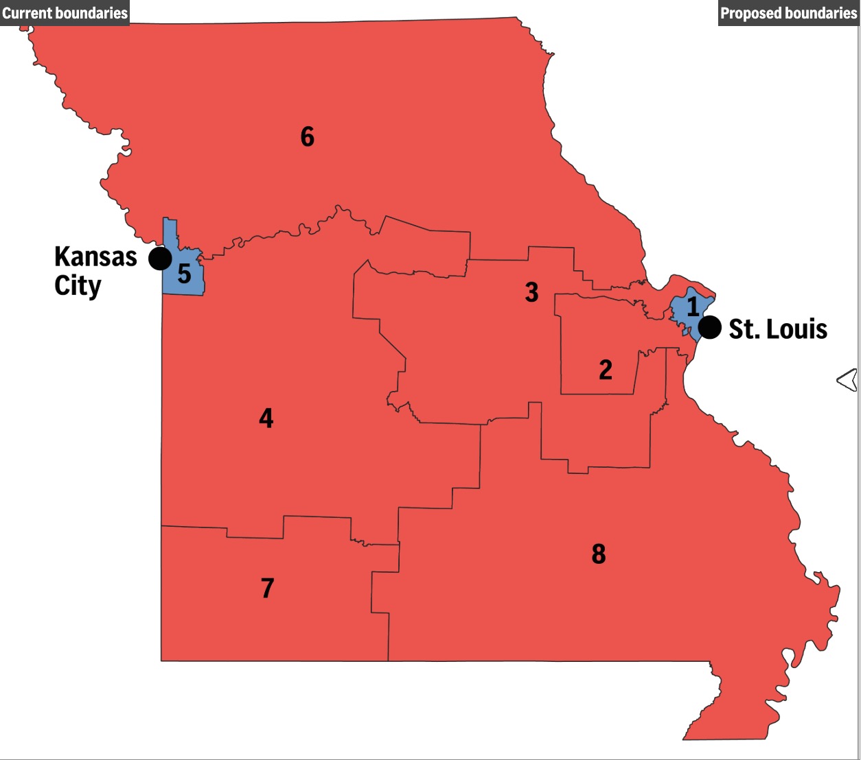 Missouri House OVERWHELMINGLY Passes New Congressional Map — Slashes Democrats Down to Just ONE Seat