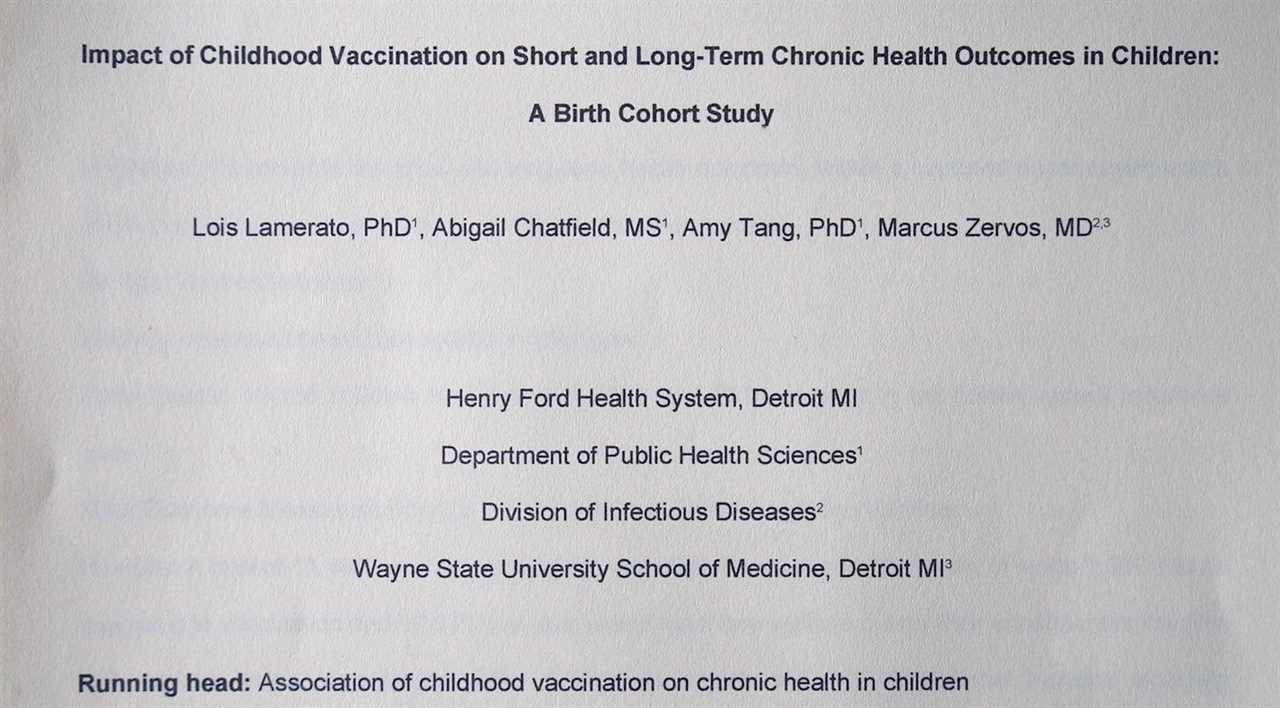 Buried Vax vs. Unvax Study Finally Sees the Light of Day and the Results are Staggering!