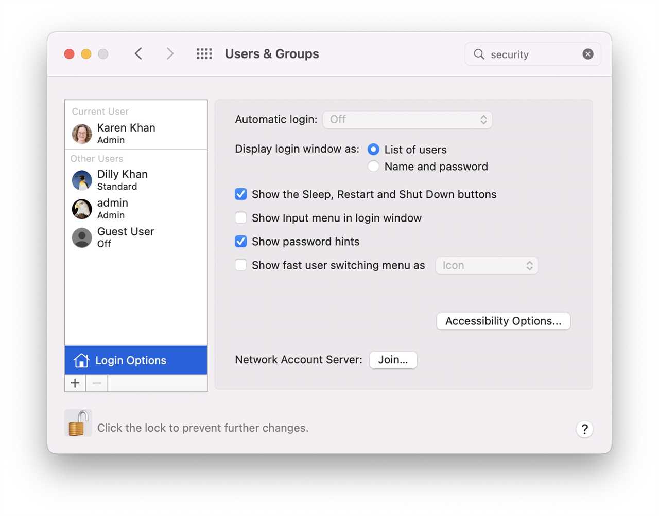 Add a password hint