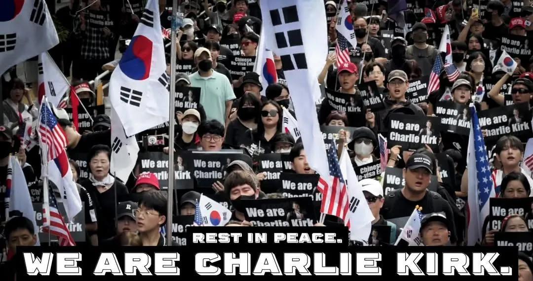 Honoring Charlie Kirk — His Legacy Lives On in Korea