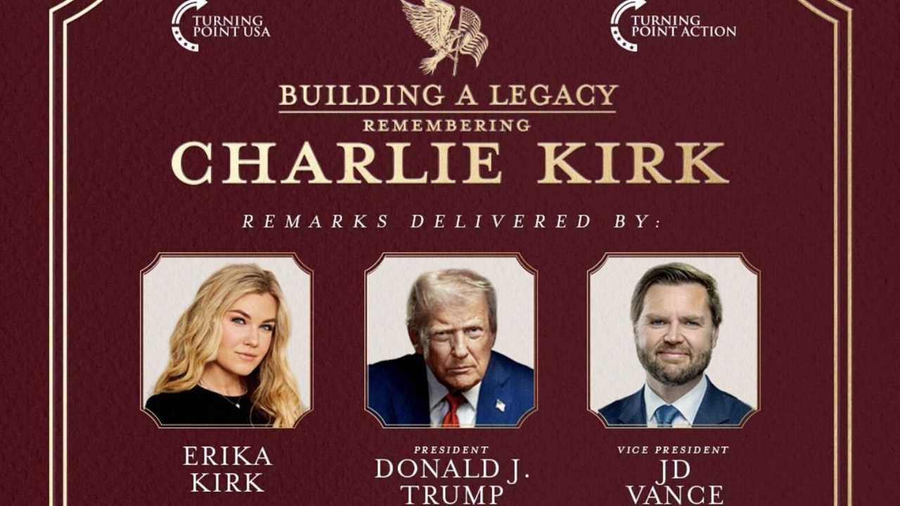 JUST IN: President Trump, JD Vance, Tucker Carlson, Trump Admin Officials Among All-Star Lineup of Speakers at Charlie Kirk’s Memorial on Sunday
