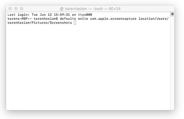How to change where screenshots are saved on a Mac