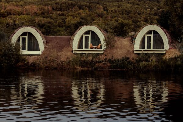 This Trio of Hole-in-the-Ground Homes in Moldova Is Serving Hobbit