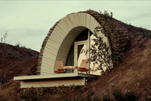 This Trio of Hole-in-the-Ground Homes in Moldova Is Serving Hobbit