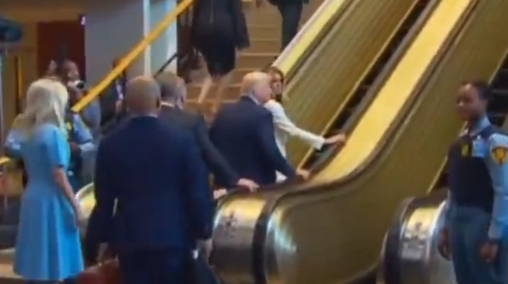 White House: Secret Service Launches Investigation Amid Reports UN Staffers Intentionally Stopped Escalator as Trump and First Lady Were Stepping On in Major Security Breach