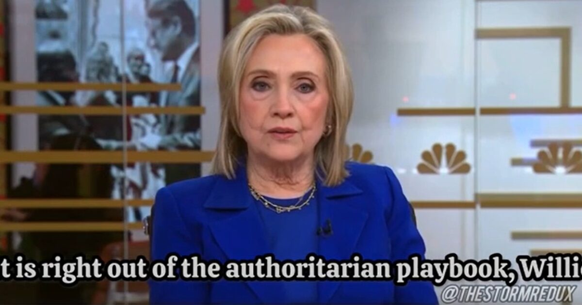 WICKED: Democrats Send Out Soulless Hillary to Gaslight Americans that Democrats Are Actually the Victims of Censorship – List Includes  Every Single Thing Fascist Left Did to Censor and Silence Republicans