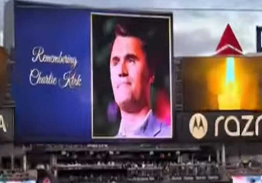 New York Yankees Honor Charlie Kirk With Moment of Silence at Game, Project His Image on Jumbotron (VIDEO)