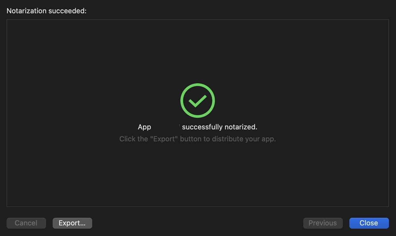 App Notarized by Apple
