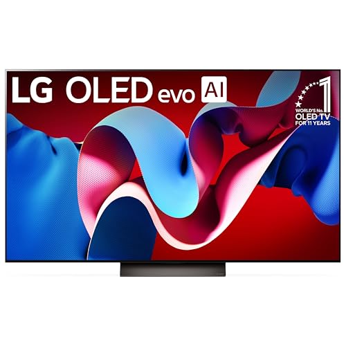 LG 65-Inch Class OLED evo C4 Series Smart TV 4K Processor Flat Screen with Magic Remote AI-Powe…