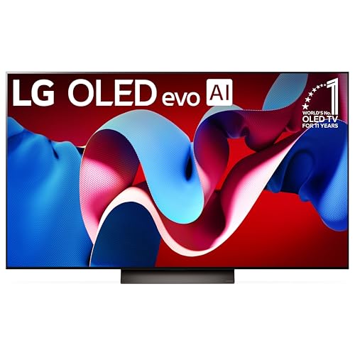 LG 77-Inch Class OLED evo C4 Series Smart TV 4K Processor Flat Screen with Magic Remote AI-Powe…