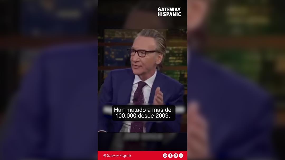 Bill Maher discusses a significant statistic about deaths since 2009 during a talk show episode, emphasizing the impact of ongoing issues.