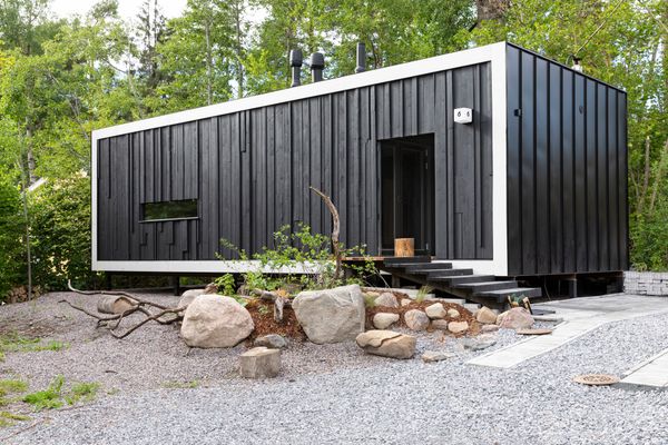 Kuittinen was inspired by Japanese aesthetics to build his tiny home in Finland.