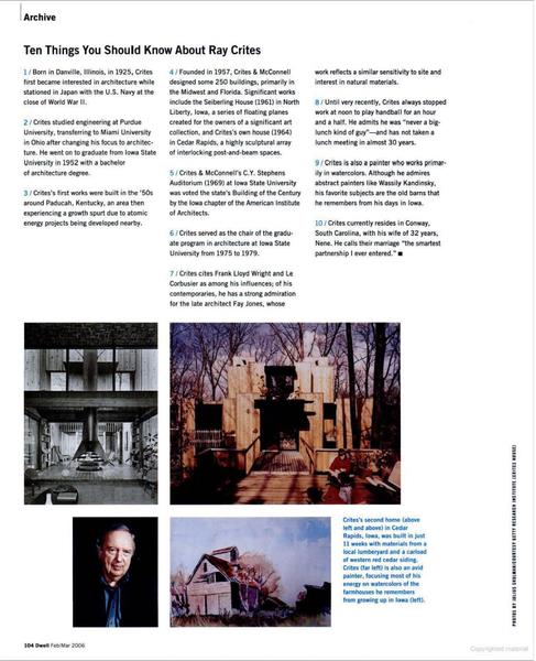 From the Archive: The Pioneering Green Practices of Ray Crites