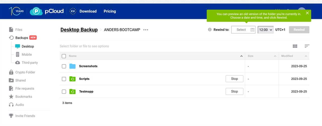 pCloud - Budget-friendly cloud storage 