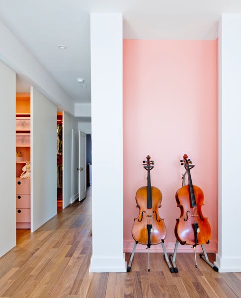 The two-unit home has four bedrooms and six bathrooms across its three stories and 4,200 square feet.