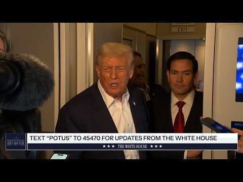 President Trump Gaggles with Press on Air Force One, Oct 27, 2025