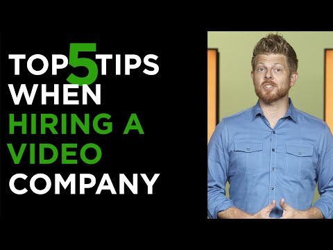 5 Top Tips to Hire a Production Company | Video Production