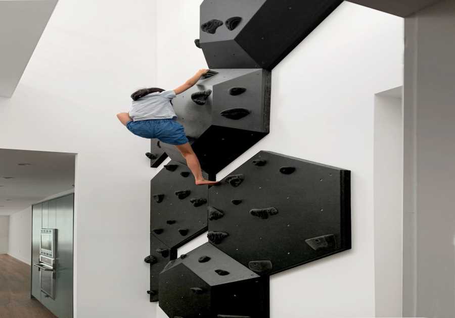 How They Pulled It Off: A Sophisticated But Kid-Friendly Climbing Wall