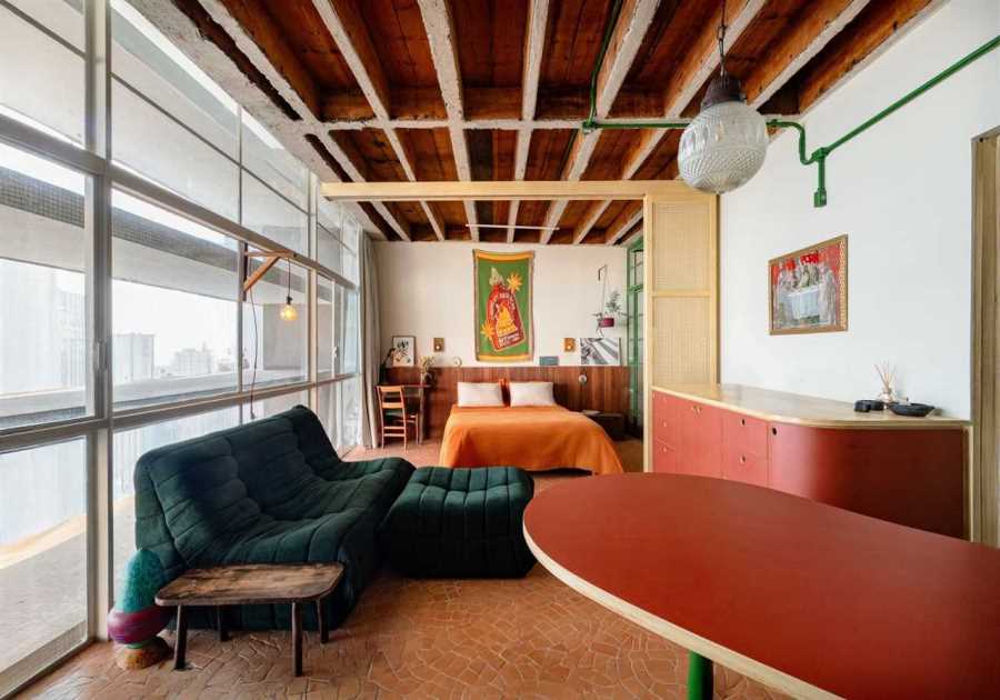 Budget Breakdown: $24K and a Ton of Broken Tile Refresh a Flat in an Oscar Niemeyer Landmark